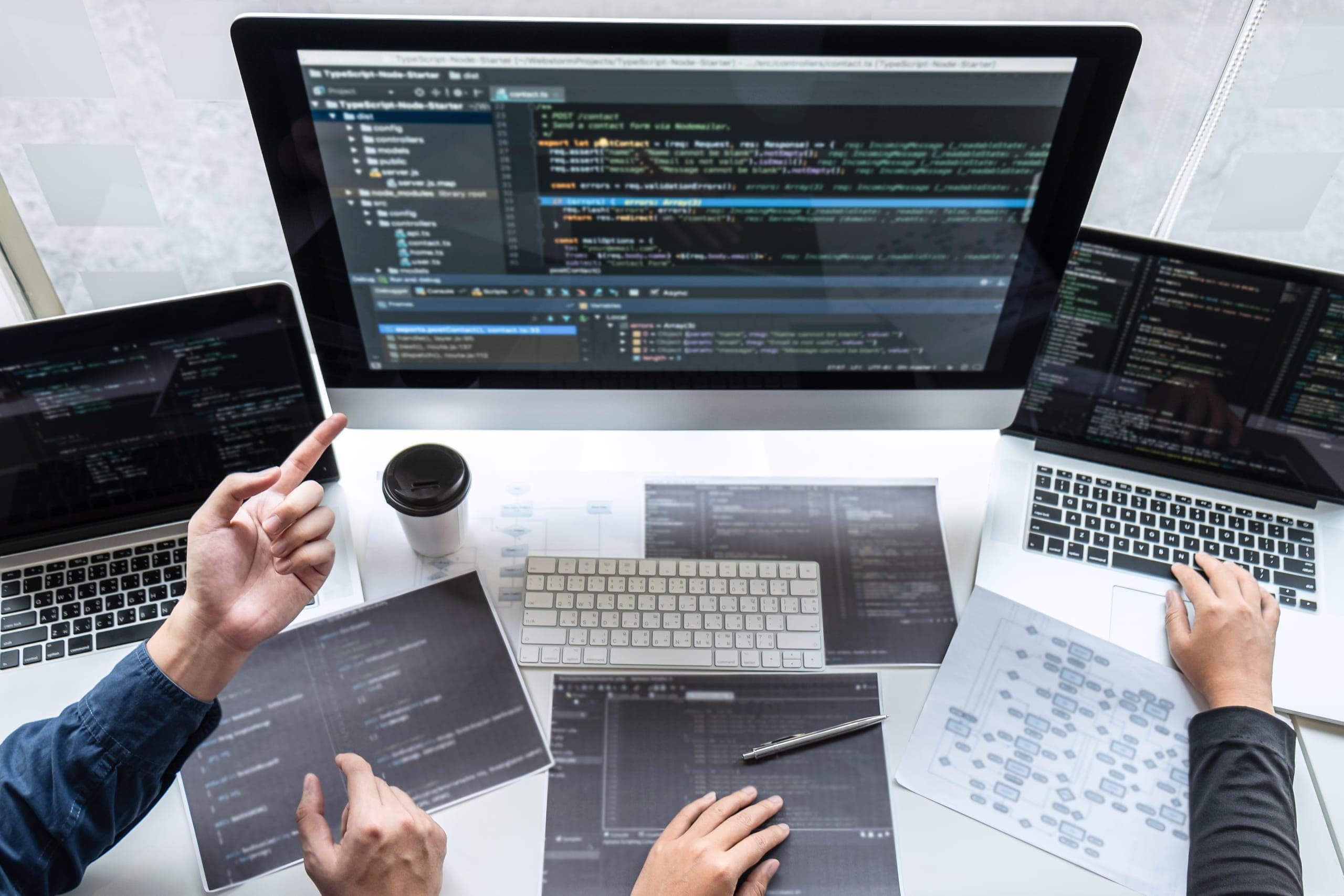 Developers building AI systems across multiple screens